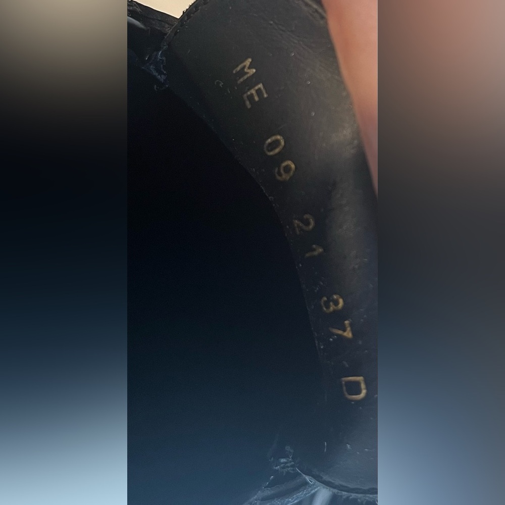 Authentic Christian Dior Code Black Platform Chun… - image 7